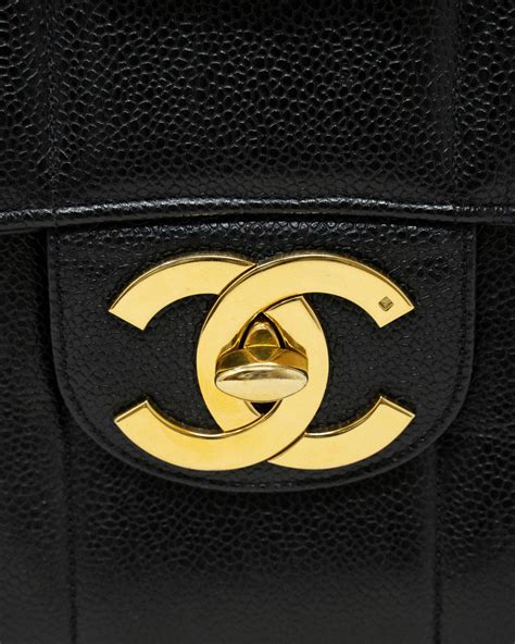 chanel black caviar mademoiselle vertical stripe jumbo flap bag|CHANEL Caviar Vertical Quilt Jumbo Single Flap Black.